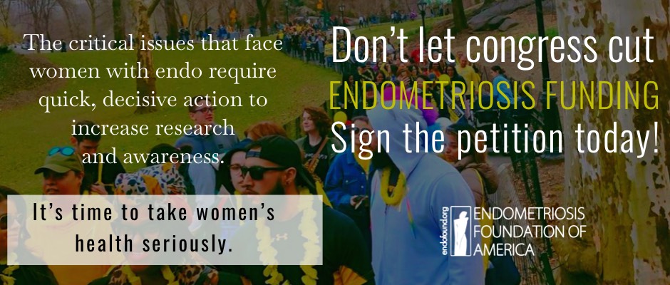 STOP Congress from Cutting Endometriosis Research Funding, Period!