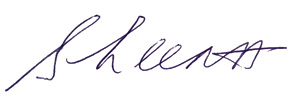Sheena Foster Signature