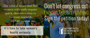 STOP Congress from Cutting Endometriosis Research Funding, Period!?