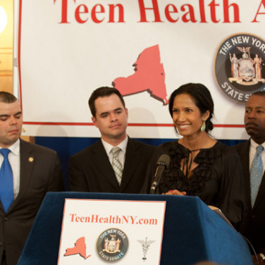 Padma Lakshmi and State Senator Jeff Klein Team Up For Teen Health