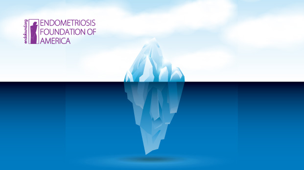 An endometriosis lesion is like an iceberg, most of the disease lies implanted underneath the surface tissue. Deep-excision surgery removes these lesion in their entirety, including the tissue underneath the surface.