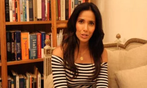 Padma Lakshmi Paints The Town Yellow!