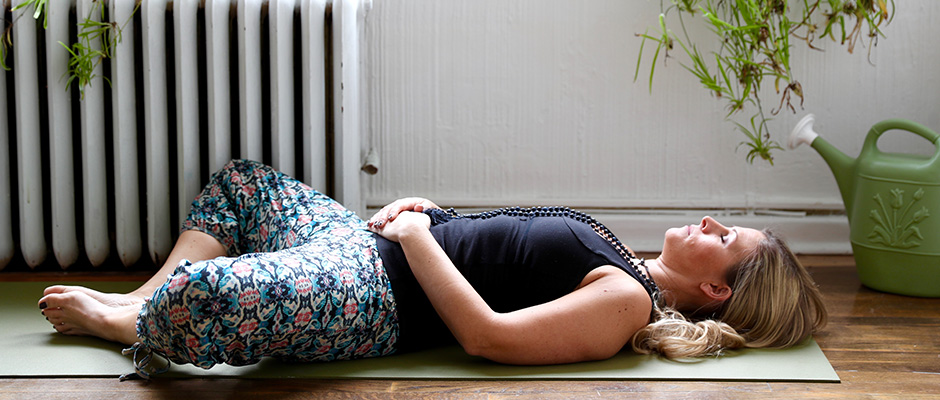 3-Part Breath (Supta Baddha Konasana)