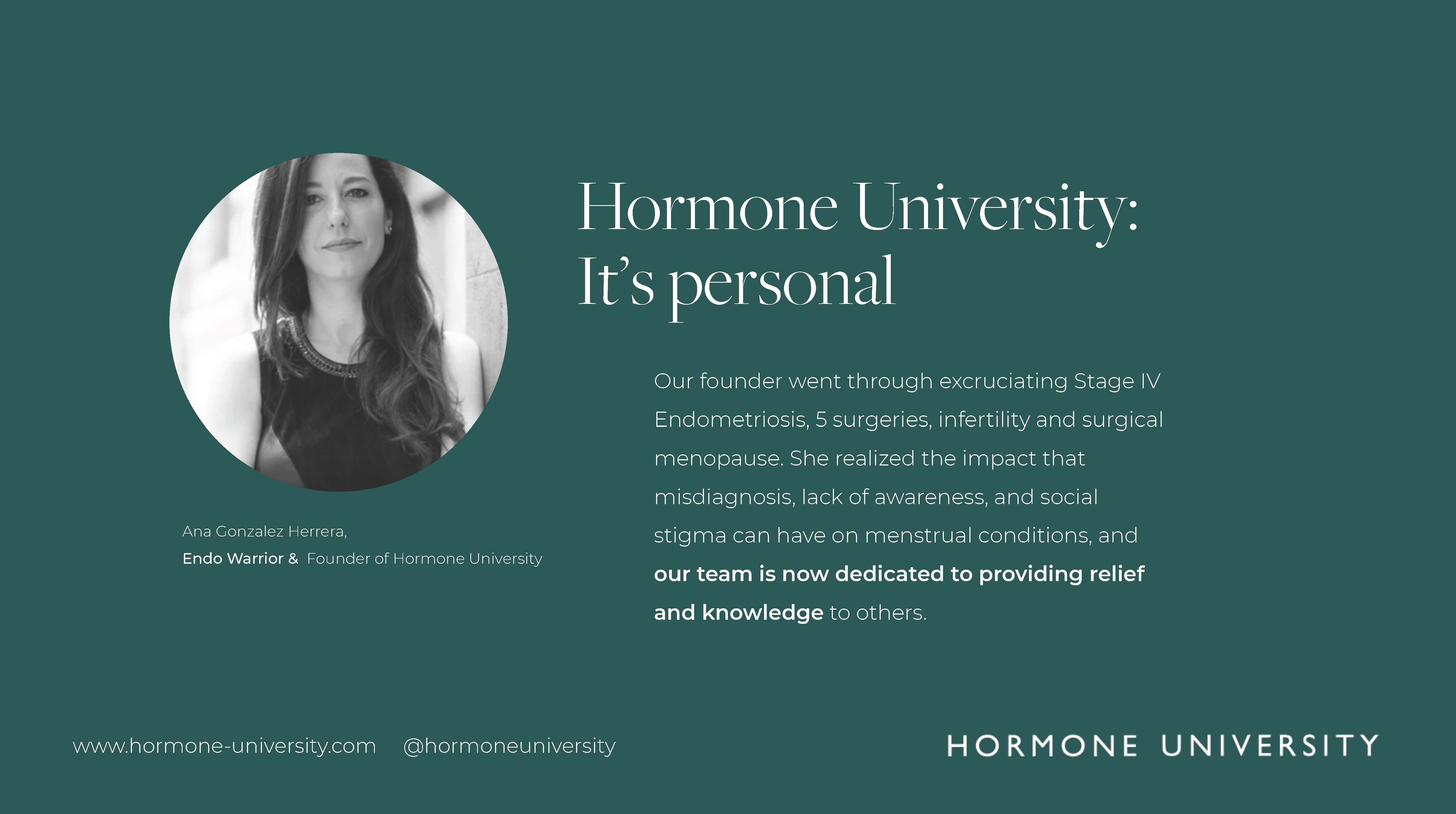 Endofound and Hormone University