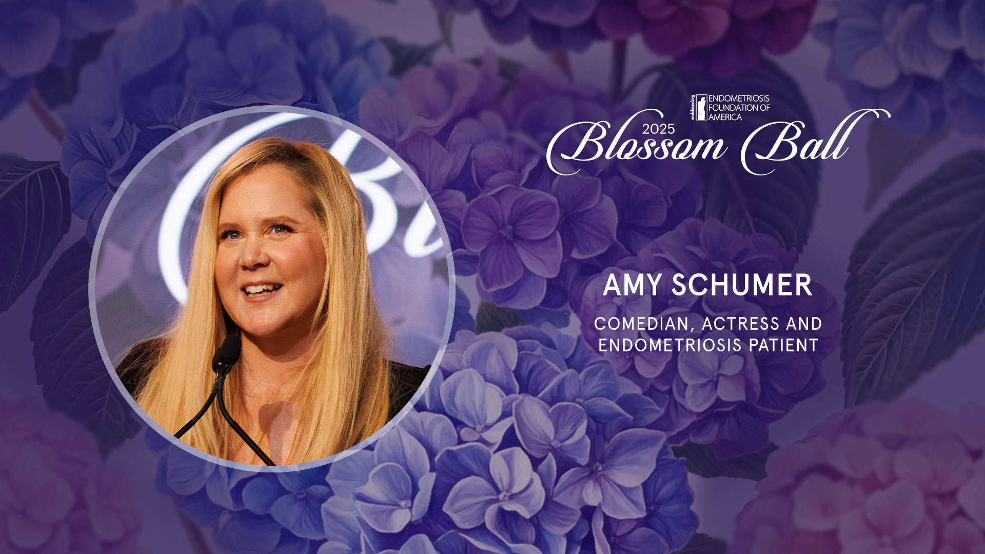 Amy Schumer Blossom Ball 2025 EndoFound Amy Schumer
