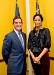 Padma Lakshmi Visits The New York State Senate