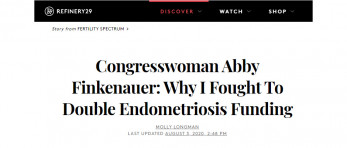 Congresswoman Abby Finkenauer: Why I Fought To Double Endometriosis Funding