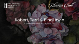 Robert, Terri & Bindi Irwin - Blossom Ball 2023