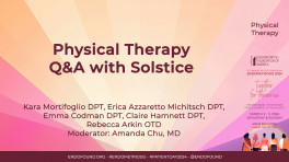 Physical Therapy Q&A with Solstice