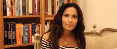 Padma Lakshmi Paints The Town Yellow!?