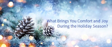 What Brings You Comfort and Joy During the Holiday Season?