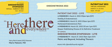 Announcing the Endometriosis Foundation of America’s 13th Annual Patient Conference & Medical Symposium This March 