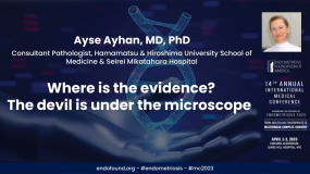 Where is the evidence? The devil is under the microscope - Ayse Ayhan, MD, PhD?