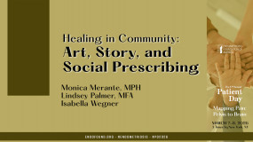 Panel: Healing in Community: Art, Story, and Social Prescribing
