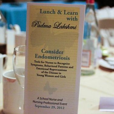 'Consider Endometriosis' Tool Kit Launched at 2012 Nurse Conference / Lunch & Learn with Padma Lakshmi