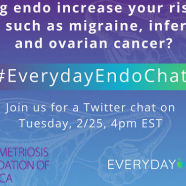 Join EndoFound and EverydayHealth for a Tweetchat on February 25th at 4pm EST 