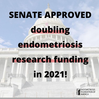 Congress Approves Doubling Funding for Endometriosis Research