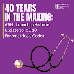AAGL Launches Historic Update to ICD10 Diagnosis Codes for Endometriosis