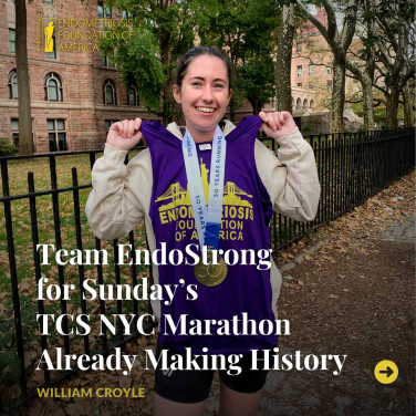 EndoFound’s Team EndoStrong for Sunday’s TCS New York City Marathon Already Making History