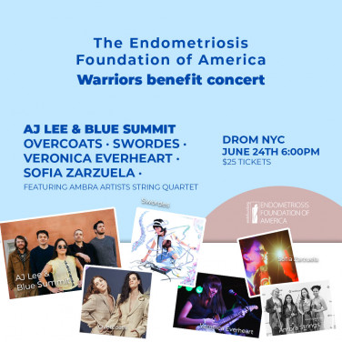 Warriors II Album Release and New York City Concert Will Benefit EndoFound