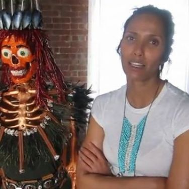 Padma Lakshmi Gives Kiehl's "Mr. Bones" a Makeover to Benefit EndoFound