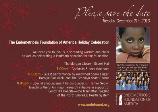 Save The Date - Holiday Celebration 2010