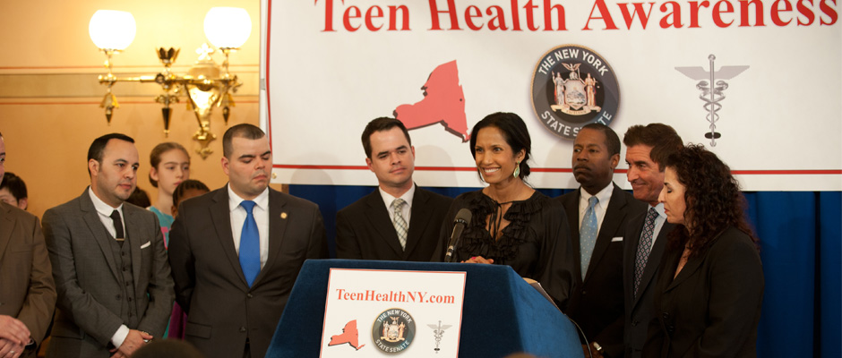 Padma Lakshmi And State Senator Jeff Klein Team Up For Teen Health Endofound