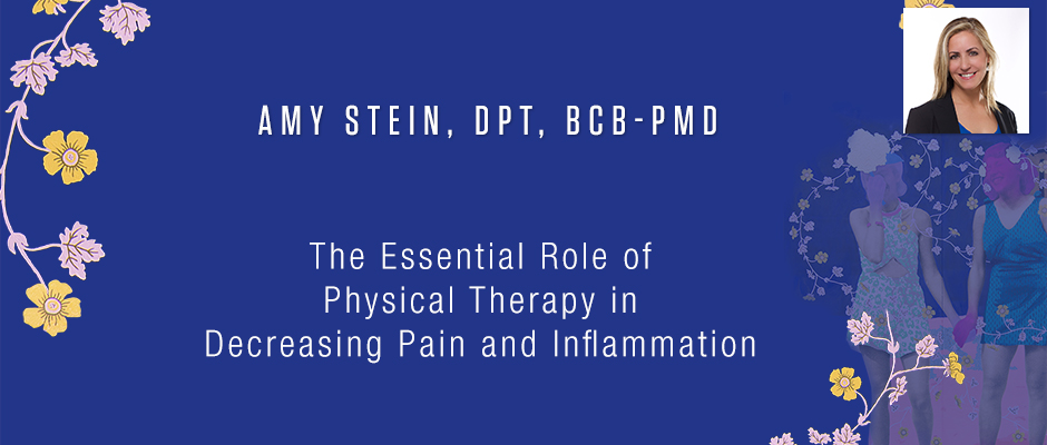 Amy Stein, DPT, BCB-PMD - The Essential Role of Physical Therapy in Decreasing Pain and Inflammation