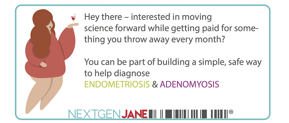 Advance Endo Research—Just by Wearing a Tampon!