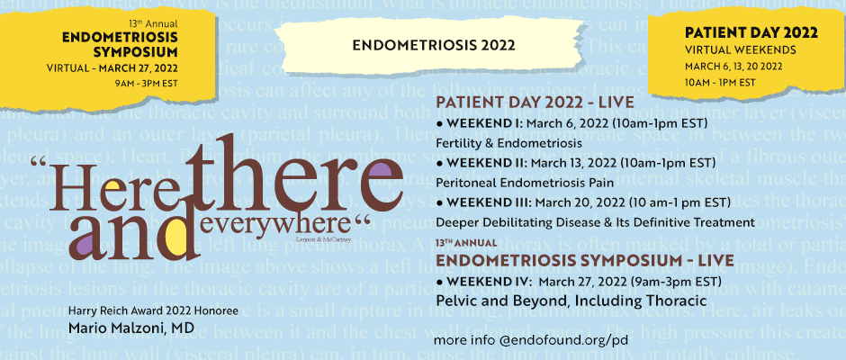 Announcing the Endometriosis Foundation of America’s 13th Annual Patient Conference & Medical Symposium This March