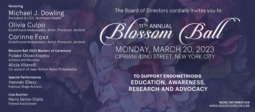 Olivia Culpo and Corinne Foxx to Receive the Blossom Award at EndoFound's 11th Annual Blossom Ball