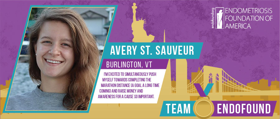 Avery St. Sauveur Pushing Through Endo Pain to Compete in New York City Marathon: Avery St. Sauveur’s Endo Story