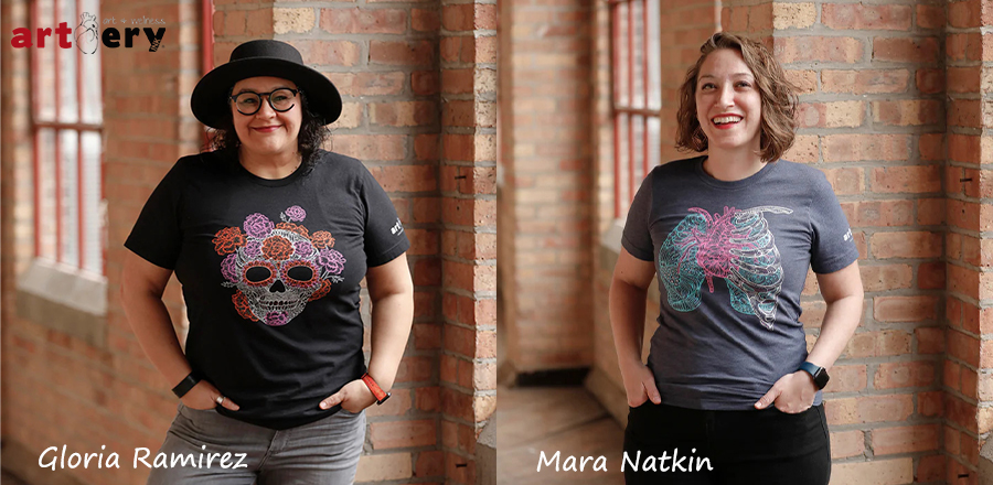 Two Milwaukee Artists Offering Apparel with Floral Uterus Design Through Aug. 9 to Benefit EndoFound