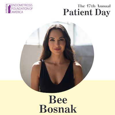 Bee Bosnak, Endometriosis Foundation of America interview