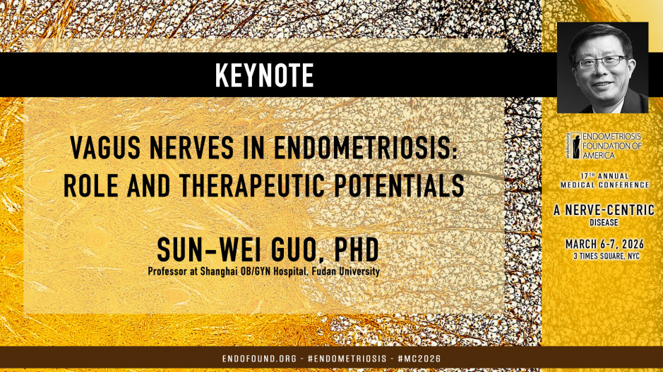 Keynote: Sun-Wei Guo, PhD - Vagus Nerves in Endometriosis: Role and Therapeutic Potentials